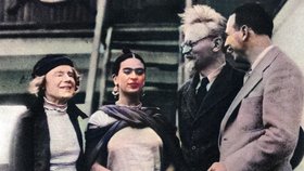 Frida a Lev Trockij.