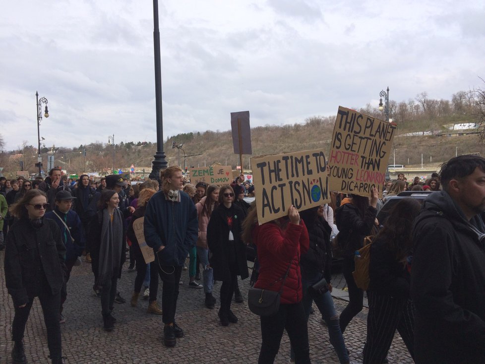 Stávka studentů Fridays for Future v březnu 2019