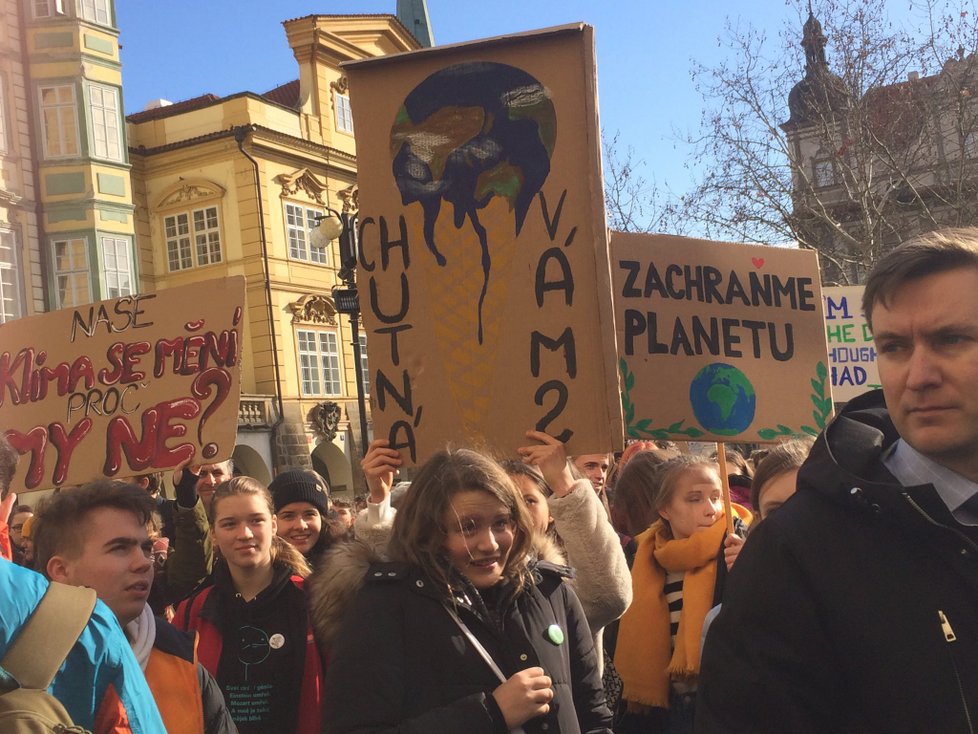 Stávka studentů Fridays for Future v březnu 2019