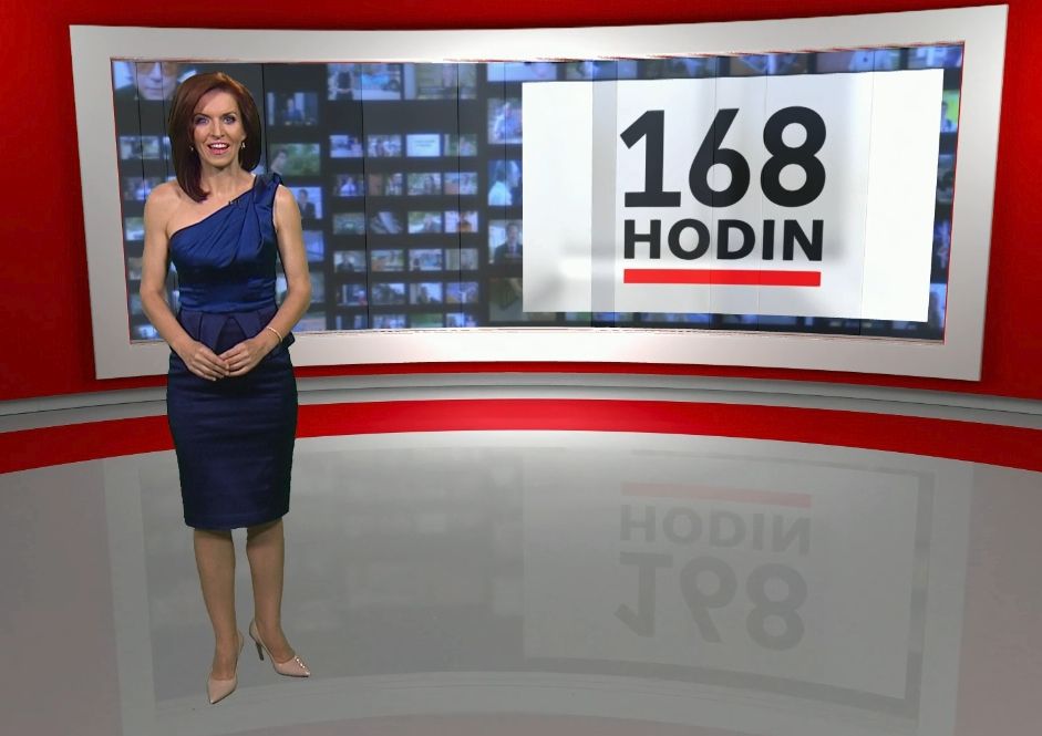 Moderátorka Nora Fridrichová připravuje na ČT pořad 168 hodin