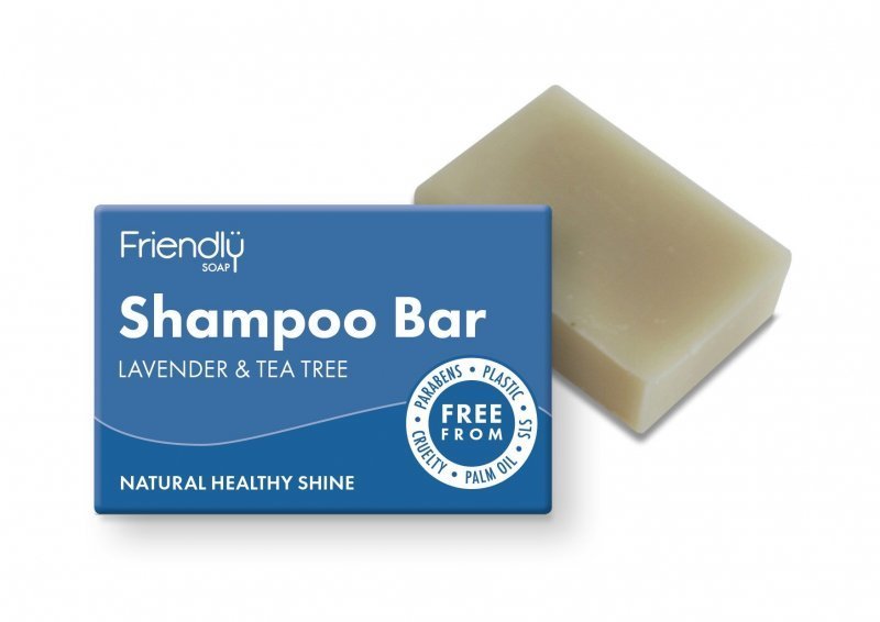 Přírodní šampon na vlasy levandule a tea tree, Friendly Soap, 89 Kč (95 g), koupíte na www.econea.cz