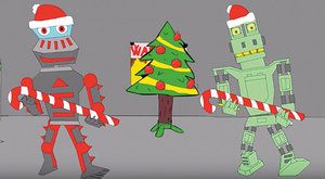 Froggytron a Krang: Animovaní roboti ve Filipově videu na YouTube