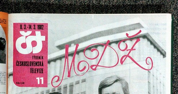 Hybš se Hemalou na titulní stránce magazínu z roku 1982