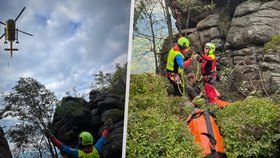 Turista se zranil v nepřístupném terénu v Jizerských horách: Zachránila ho aplikace!