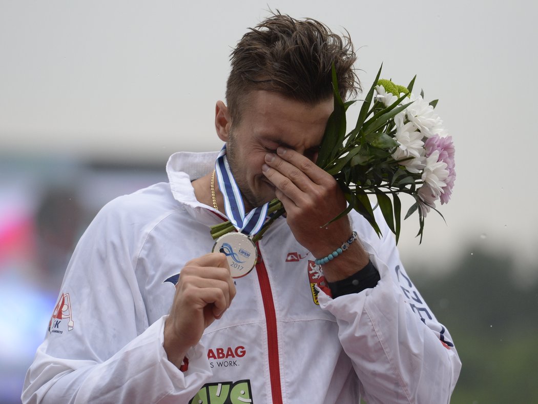 Kanoista Martin Fuksa obhájil na mistrovství světa v Račicích stříbrnou medaili na kilometru
