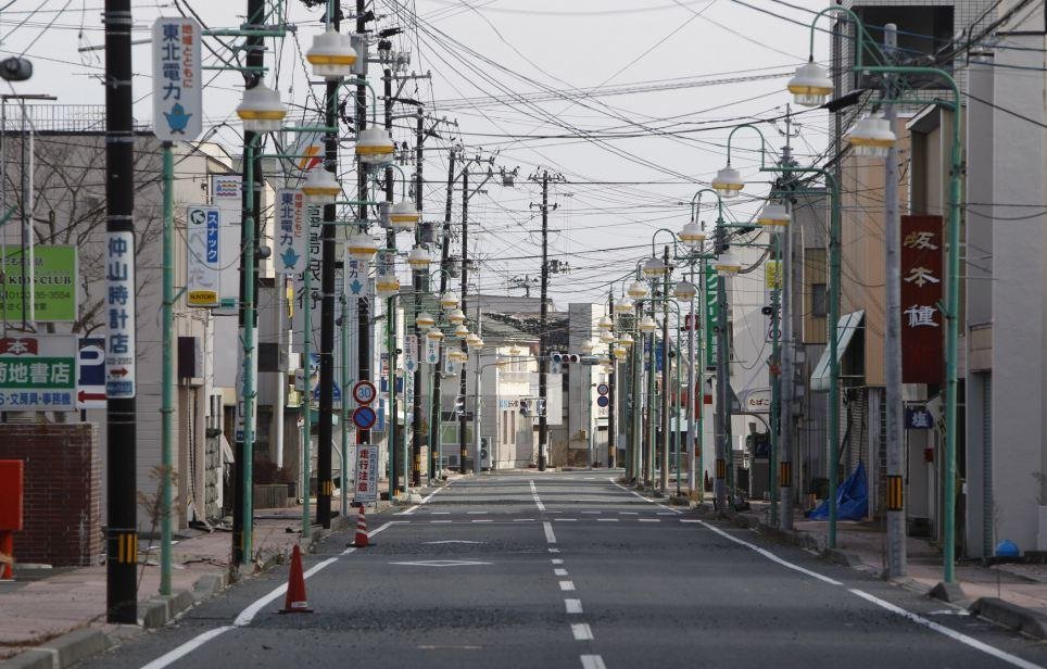 Okolí jaderné elektrárny Fukušima dlouhou dobu připomínalo město duchů.