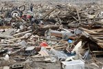 Ilustrační foto: Následky tsunami, které vyvolalo březnové zemětřesení v Japonsku