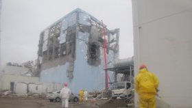 Roztavený reaktor jaderné Fukušimy