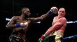 Boxerský šampion Tyson Fury v zápase o titul mistra světa v těžké váze proti Deontay Wilderovi