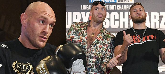 Tyson Fury a Tom Schwarz se utkají ve sledované bitvě v Las Vegas