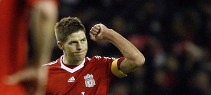 Kapitán FC Liverpool Steven Gerrard.
