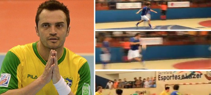 VIDEO: Fenomenální gól! Futsalista Falcao nadchl i soupeře