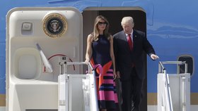 Summit G20 v Hamburku: Donald Trump s manželkou Melanií