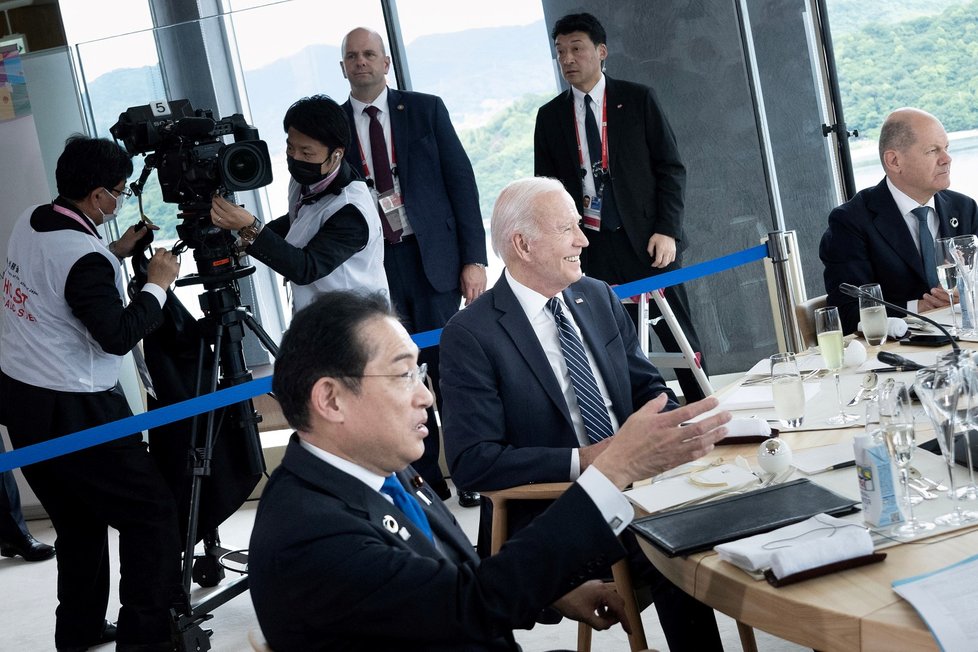 Summit G7: Americký prezident Joe Biden a německý kancléř Olaf Scholz. (19. 5. 2023)