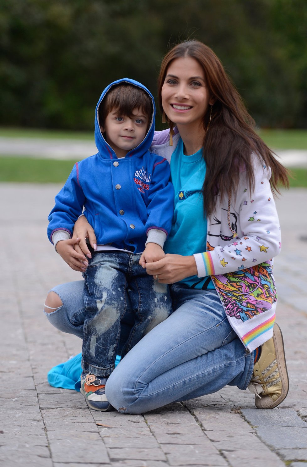 Eva Decastelo se svým synem Michalem.