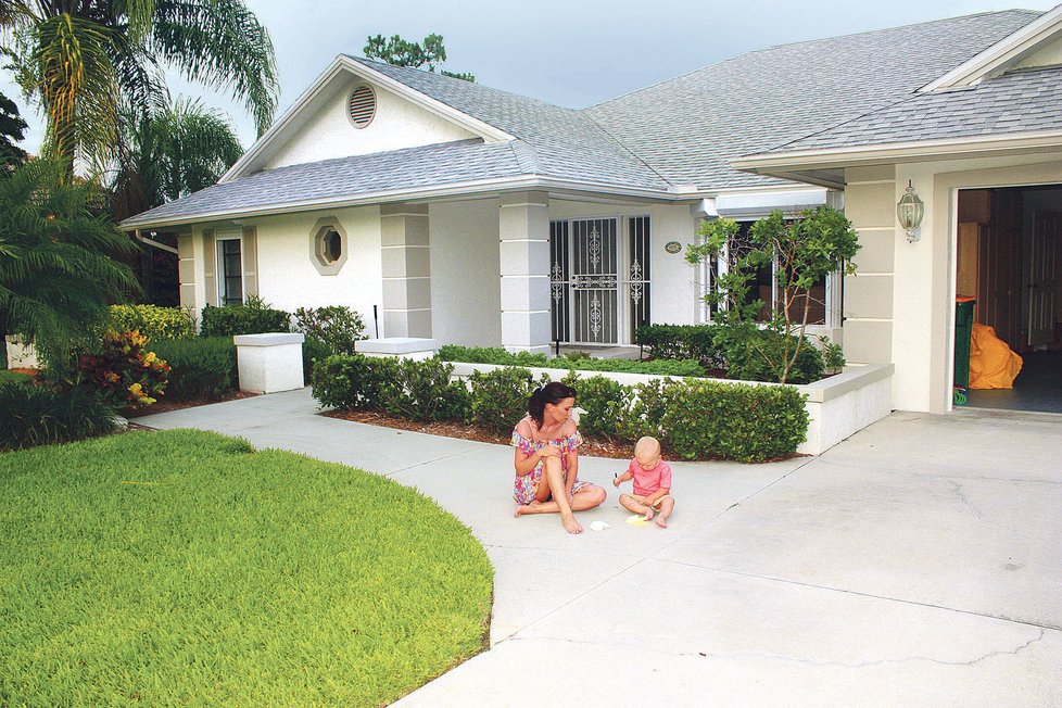 Do domu na Floridě létá Gábina s rodinou minimálně dvakrát do roka