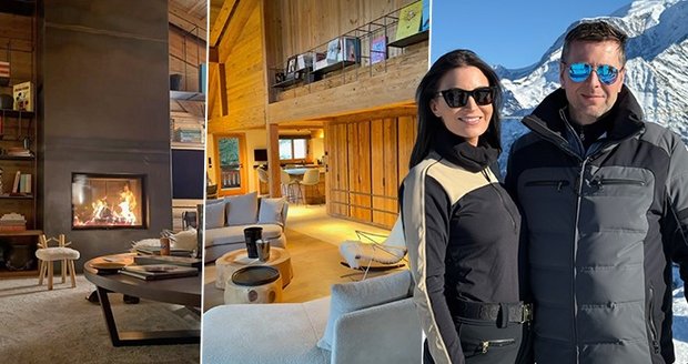 Gábina Partyšová na dovolené v Alpách