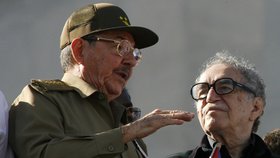 Spisovatel Márquez si byl také blízký se současným kubánským prezidentem Raúlem Castrem.