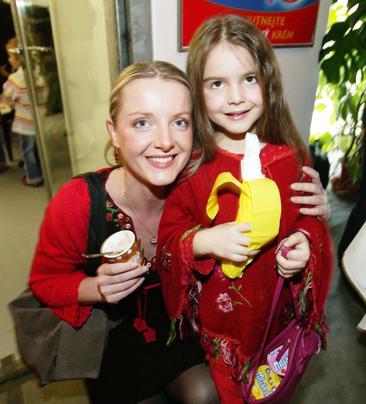 Gabriela s dcerou Sofií v roce 2005