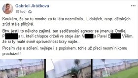 Českou Barbie šokoval útok na kluka v Sedlčanech: Dětská zrůda, nazvala agresora