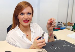 Gabriela Koukalová představila kolekci vlastních šperků.