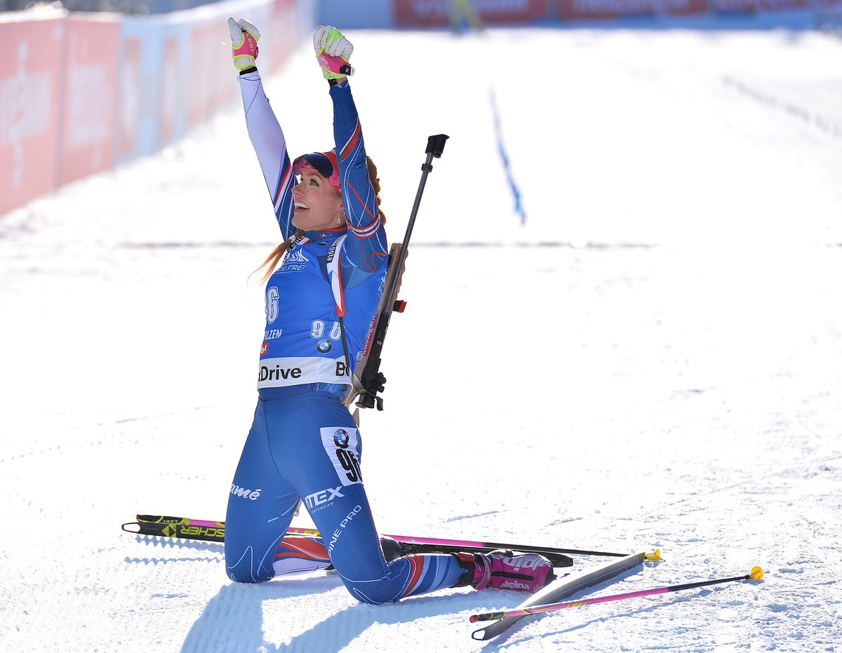 Gabriela Koukalová je někdejší hvězda biatlonu