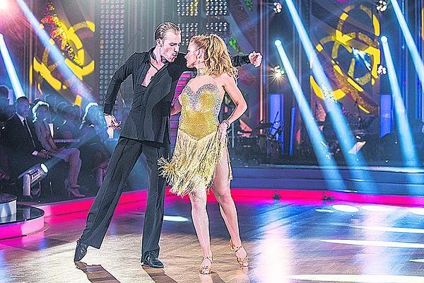 Gabriela Koukalová a Martin Prágr ve StarDance