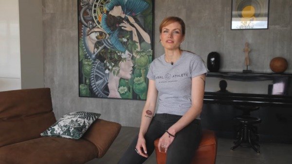 Gabriela Koukalová ukázala tetování.