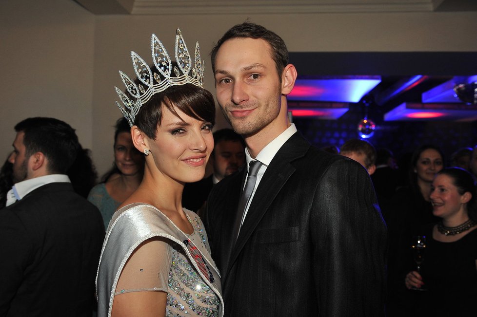 Česká Miss 2013 se svým přítelem Filipem Laškem