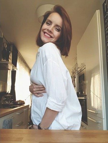 Gabriela Lašková v sedmém měsíci těhotenství