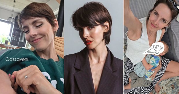 Gabriela Lašková přestala kojit malého synka