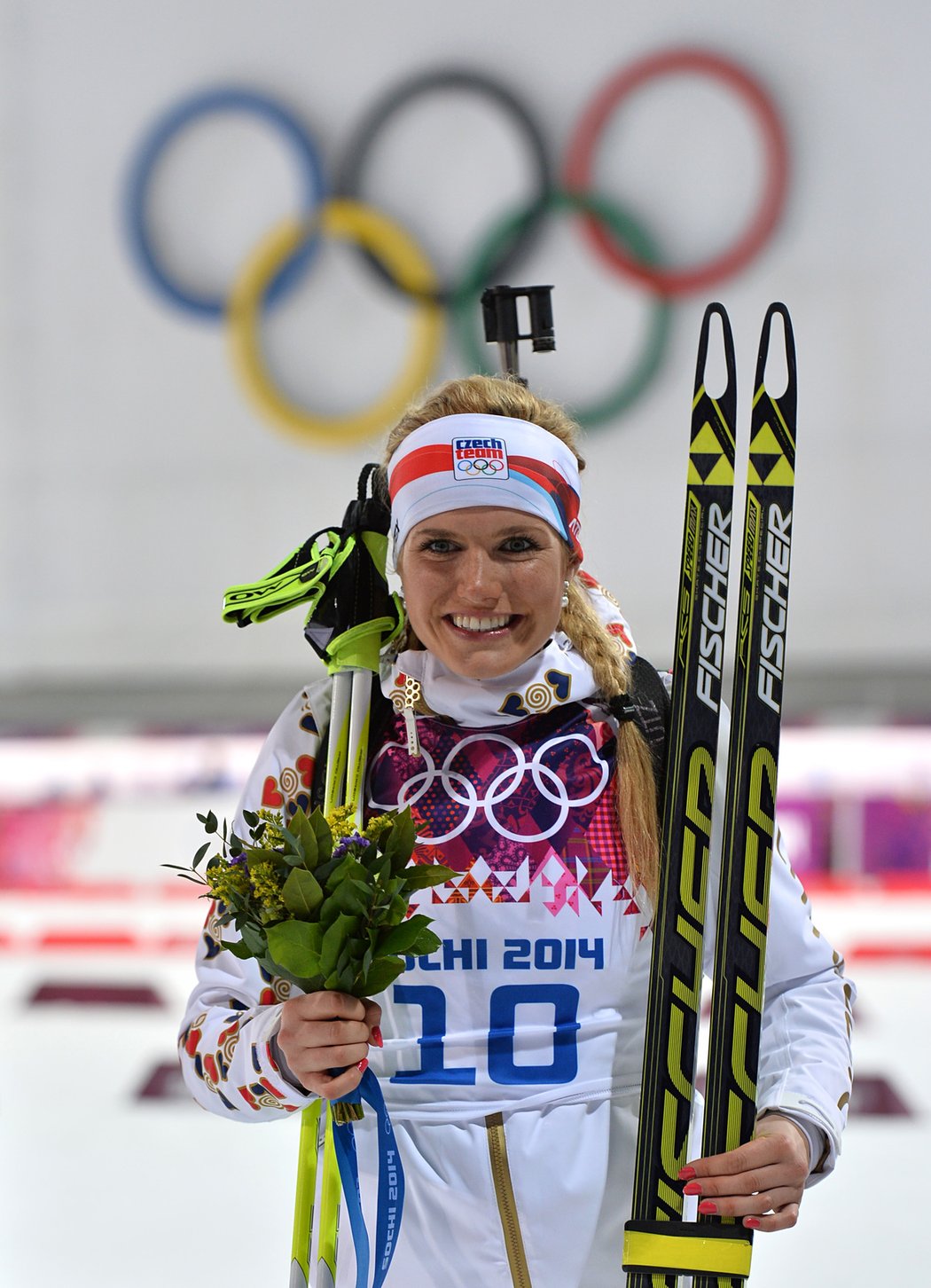 Gabriela Soukalová během olympijských her