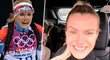 Bývalá biatlonistka Gabriela Soukalová by dříve bez make-upu nemohla fungovat. Teď se fanouškům ukázala nenalíčená