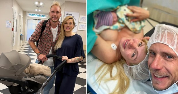 Gabriela Soukalová už má svoji dcerku Glorii doma