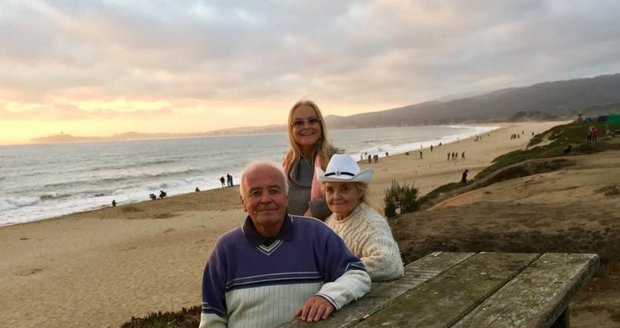 Gabriela Vránová s bratrem Staníkem navštívila sestru Miriam v San Francisku, kde žije.