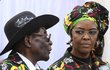 Robert a Grace Mugabe.