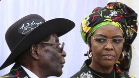 Robert a Grace Mugabe