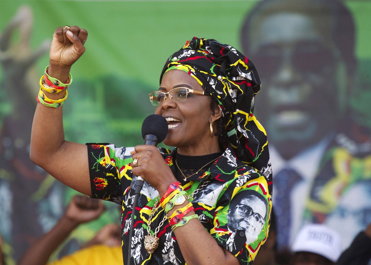 Grace Mugabe.