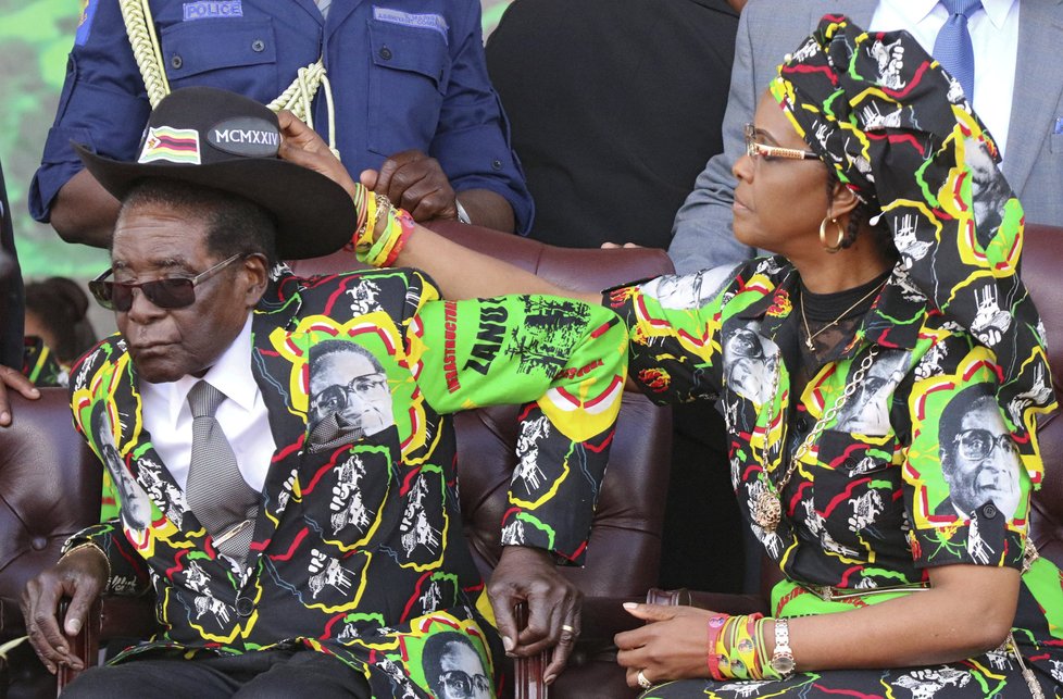 Robert a Grace Mugabe