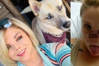 Gabrielle (31) pes ukousl půl obličeje: Po sedmi operacích mu odpustila