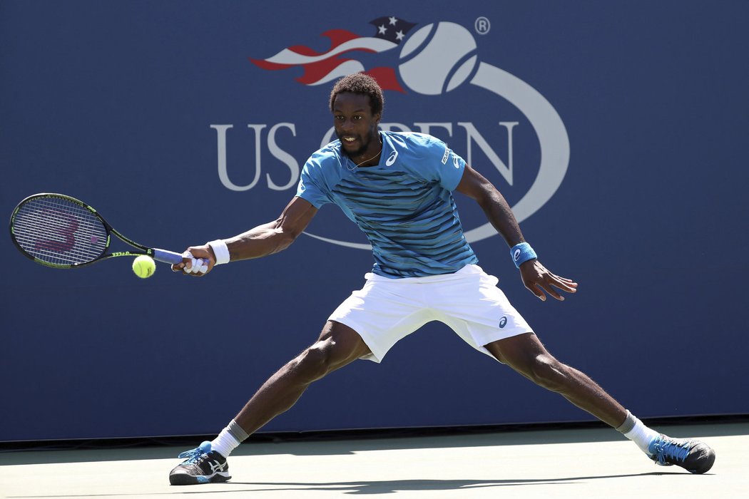 Gäel Monfils předvádí na US Open skvělé výkony