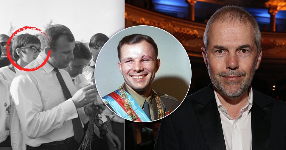 Je na fotce s Jurijem Gagarinem mladý Marek Eben?