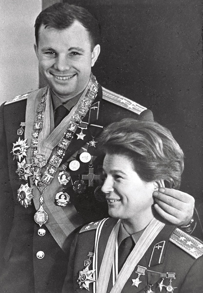 Gagarin měl slabost pro zajímavé ženy, výjimkou nebyla ani kosmonautka Valentina Těreškovová.