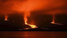 K životu se probudila galapážská sopka Sierra Negra.