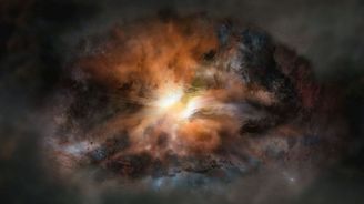 Galaktický predátor: Nejzářivější galaxie vesmíru vycucává svoje menší sousedy