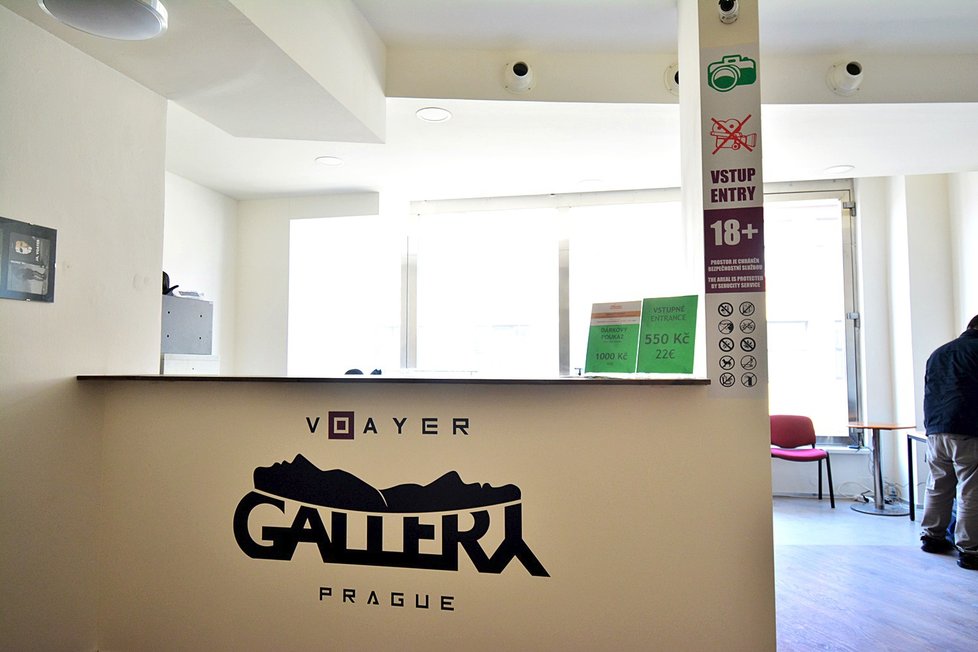 Vstup do galerie Voayer