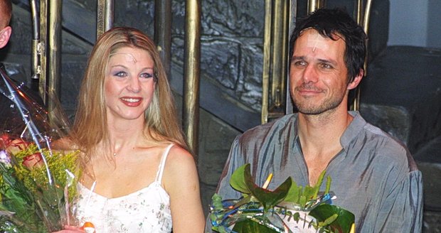 Sabina Laurinová a Janek Ledecký v roce 2003