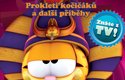 Garfield v trojrozměrné oranžové podobě.