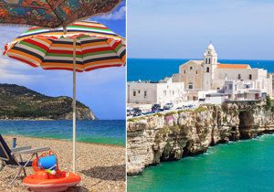 Italské Gargano láká turisty: Krásné pláže, dobré jídlo a zasloužený klid