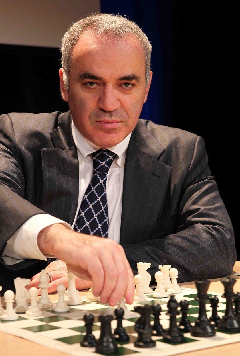 Garry Kasparov je šachový mág a bojovník za lidská práva.